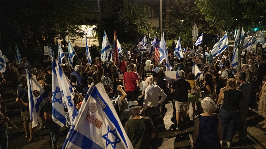 Israelis across country hold protests against  judicial overhaul