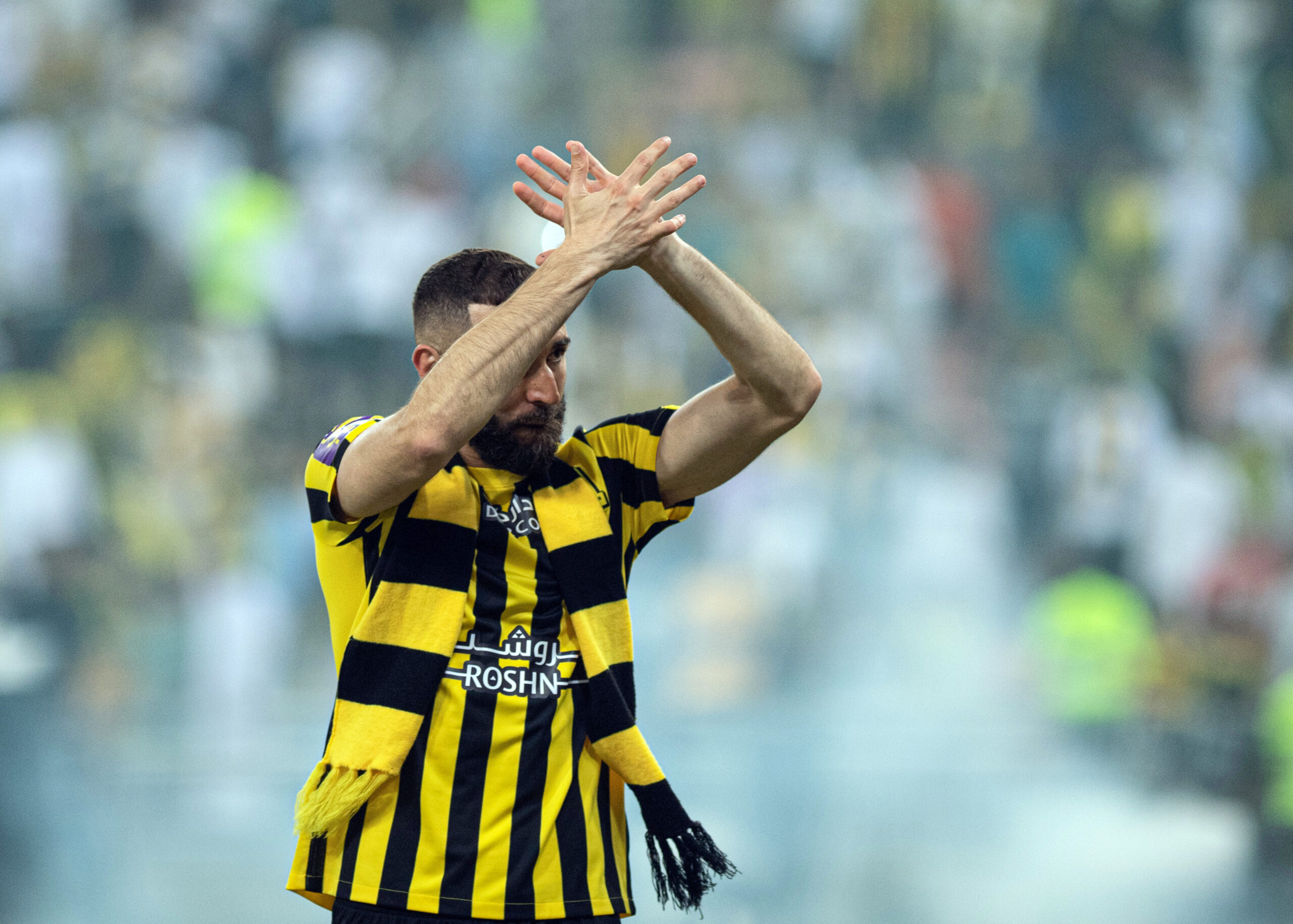 French striker Benzema shows his support for Gaza