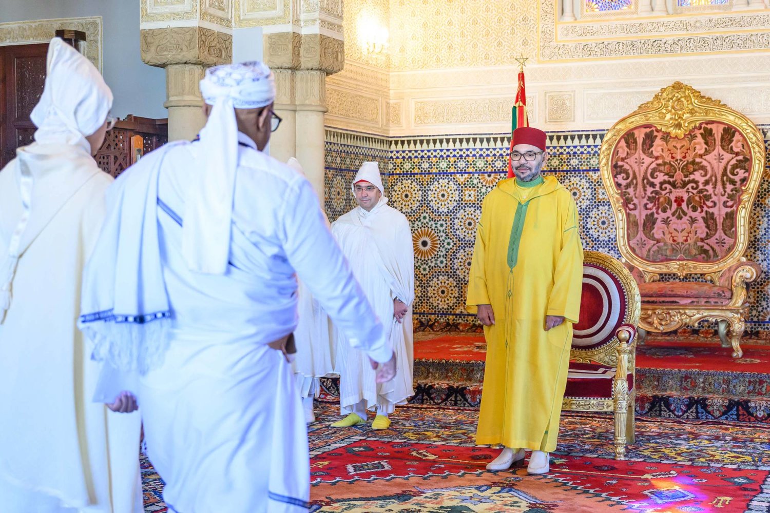 Morocco’s King receives credentials of 14 new ambassadors