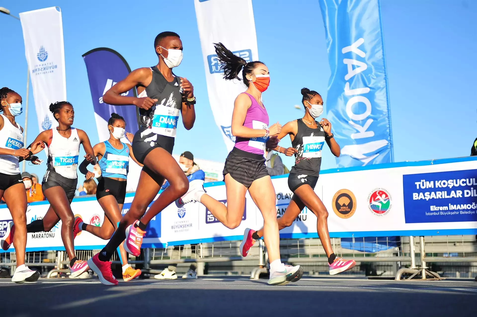 Kenyan runners secure victory in intercontinental Istanbul Marathon