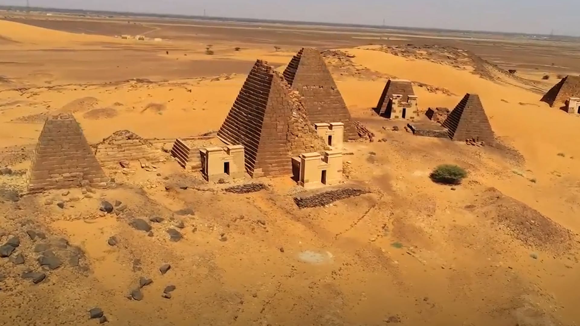 The magnificent pyramids of Meroe