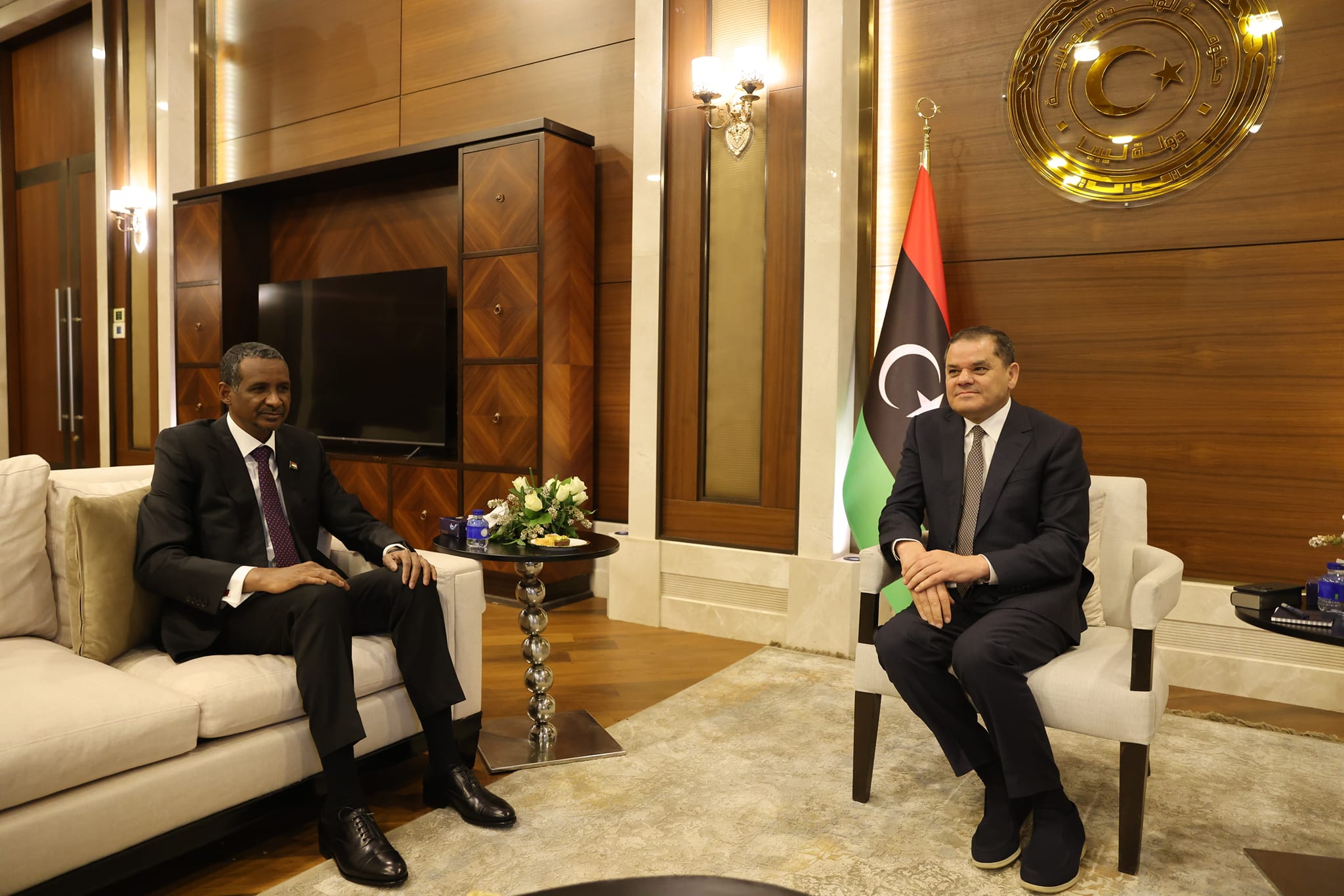 Sudan’s General Dagalo in Tripoli for talks with Dbeibeh