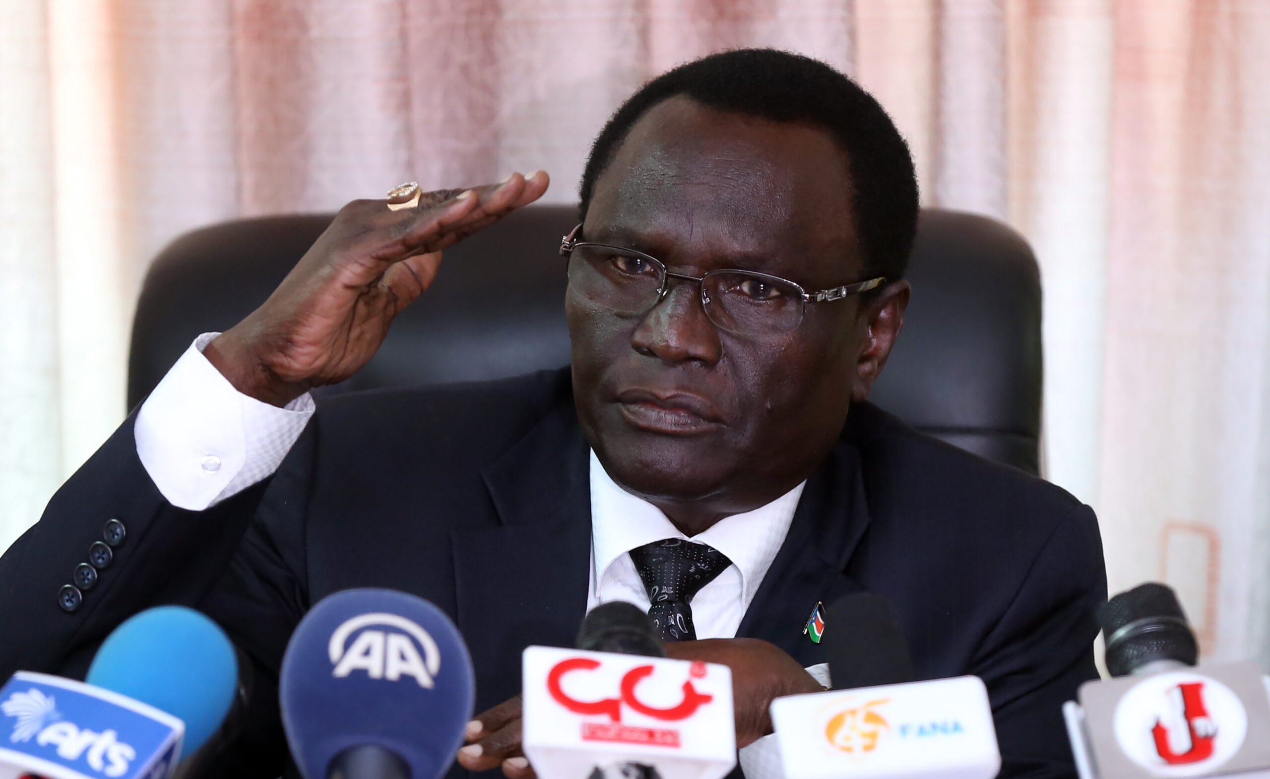 South Sudanese minister urged the removal of the so-called sanctions