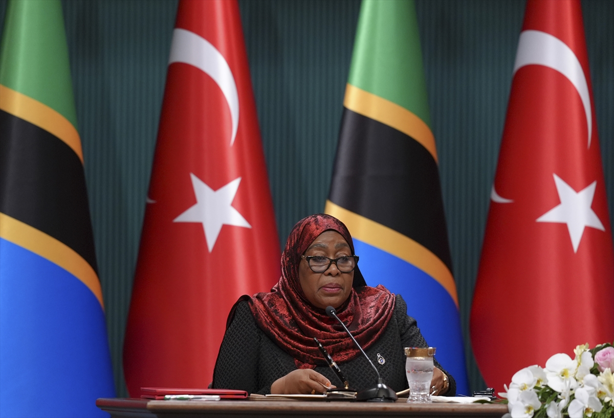 Tanzanian president in Turkey for official visit