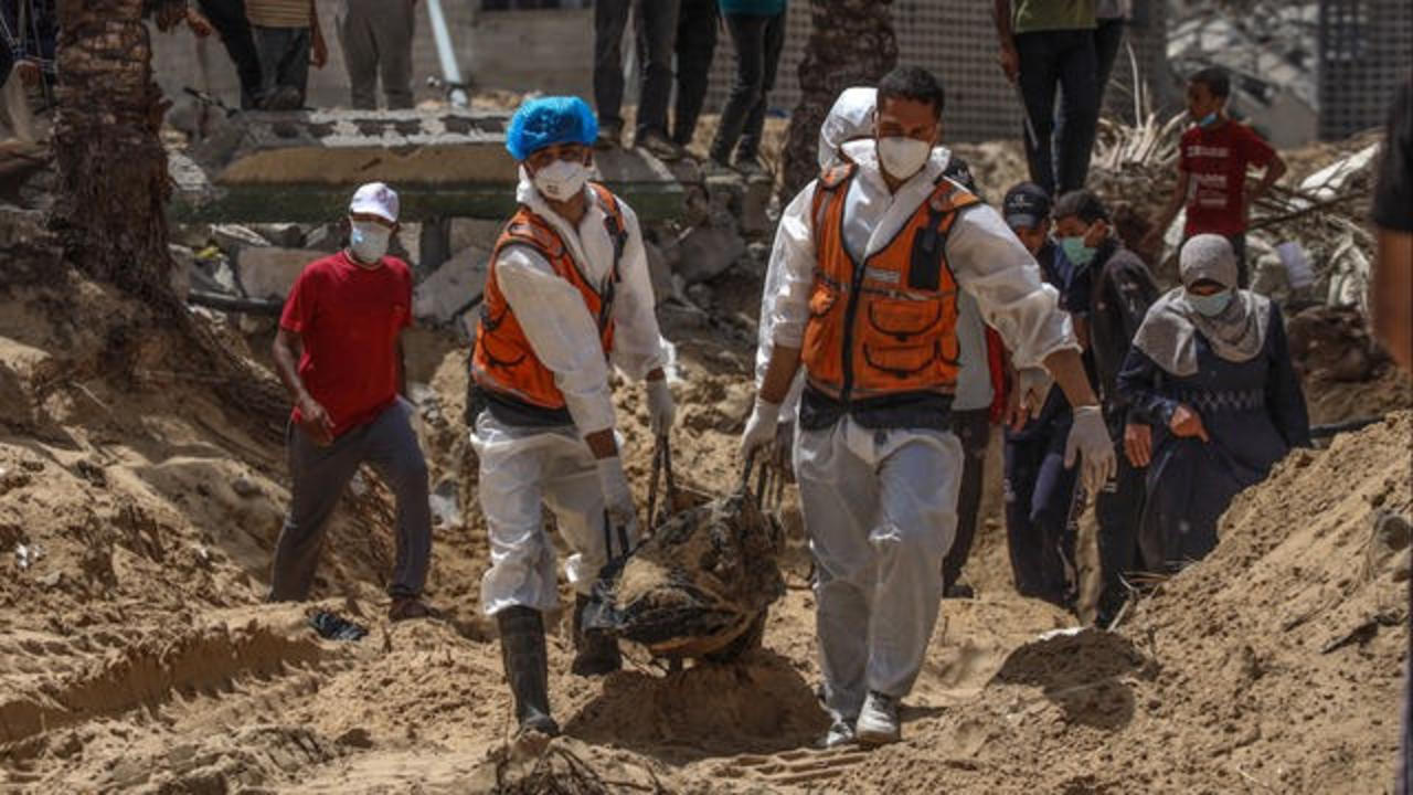 EU supports UN call for Gaza hospital mass graves probe