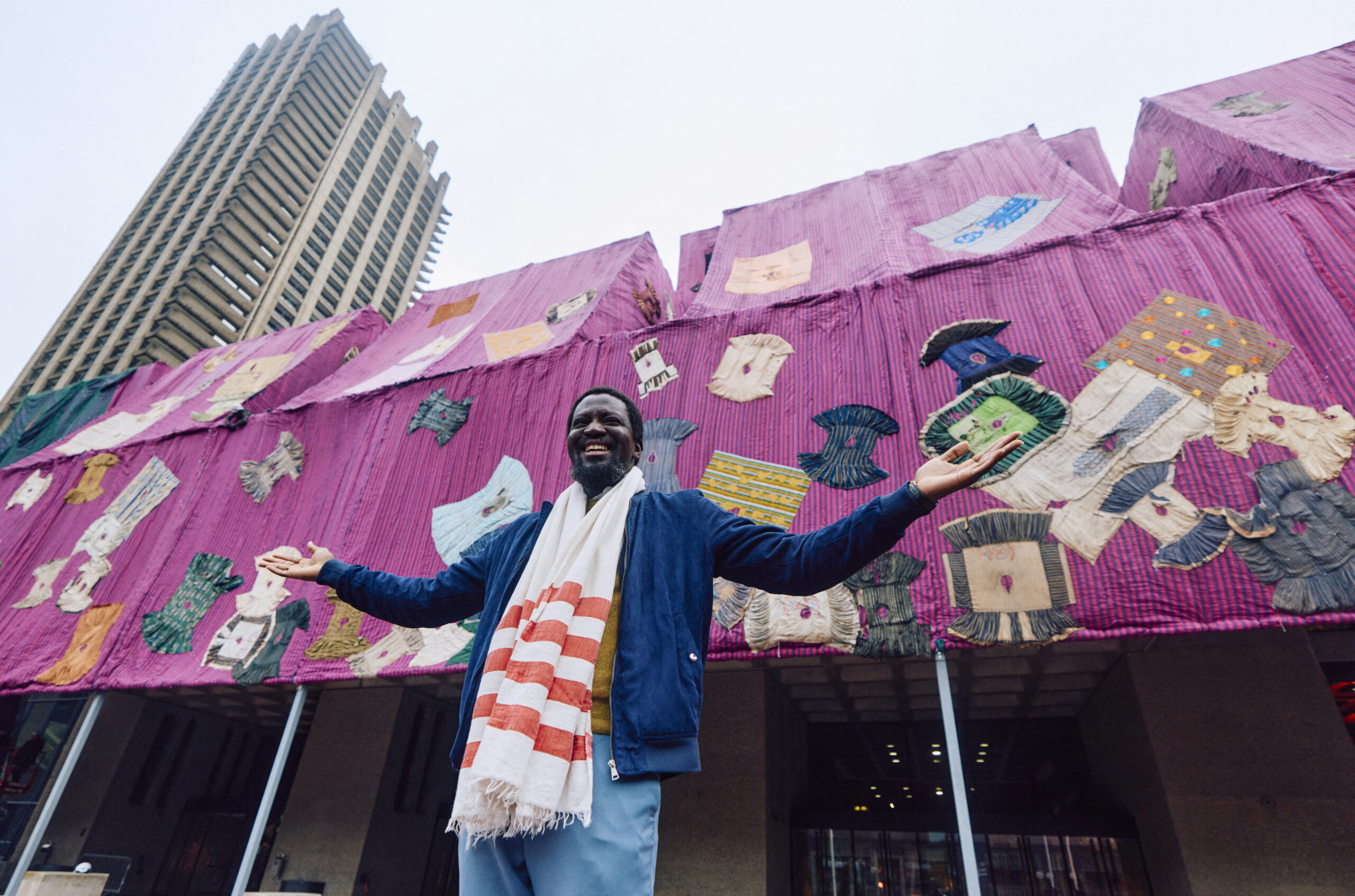 Ghanaian artist ‘Purple Hibiscus’ transforms London’s Barbic...