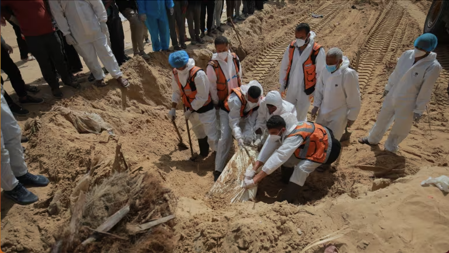 Mass graves found in southern Gaza city of Khan Younis