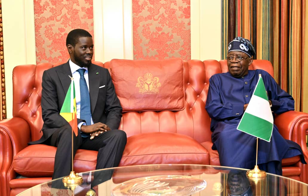 Tinubu hosts Senegalese President Faye