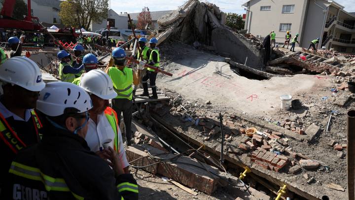 Man found alive 116 hours after South Africa building collapse