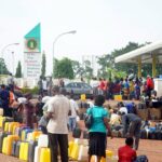 Nigerians queue for hours for petrol as prices soar