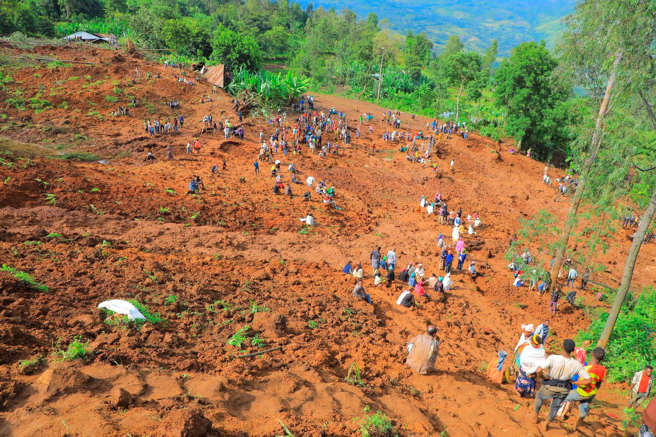 Ethiopia reels from landslides, death toll tops 250