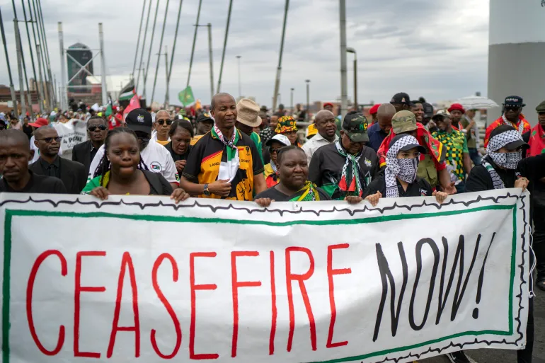 South Africa urges Israel to accept Gaza ceasefire
