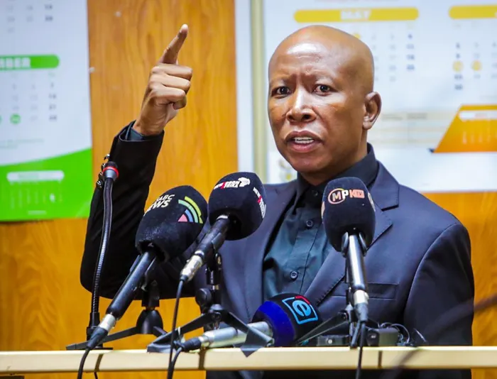 South Africa’s Malema convicted for firing gun at 2018 EFF rally