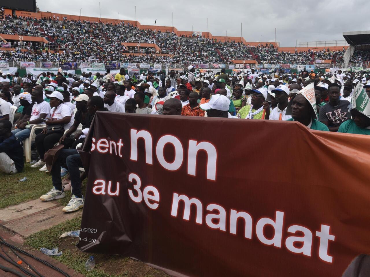 Ivory Coast bans protests ahead of Ouattara election bid