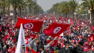 Thousands protest in Tunisia demanding closure of toxic plant