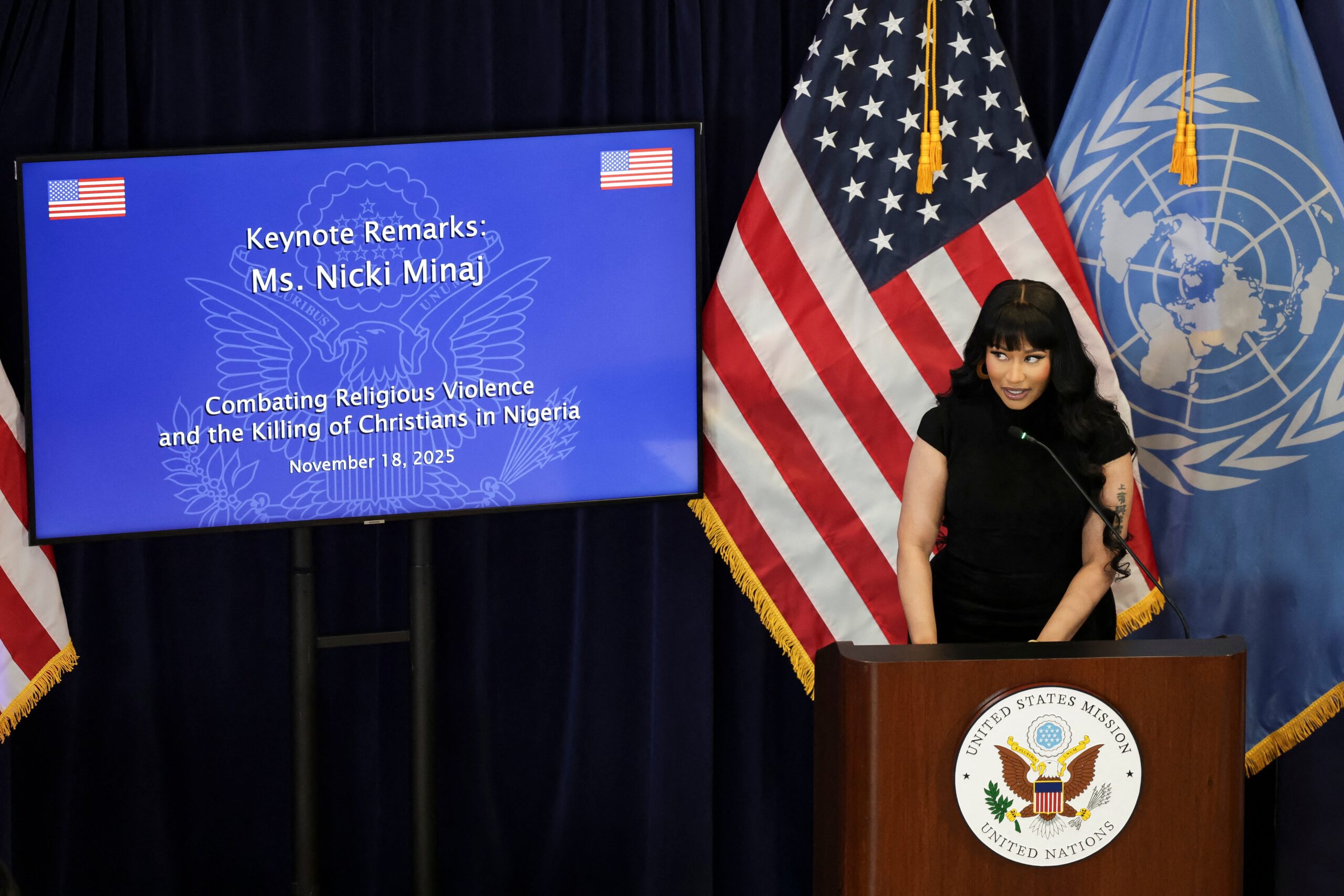 Nicki Minaj backs Trump’s claim Christians are persecuted in Nigeria