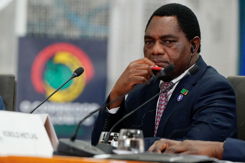 Zambia president signs law expanding parliament ahead of election