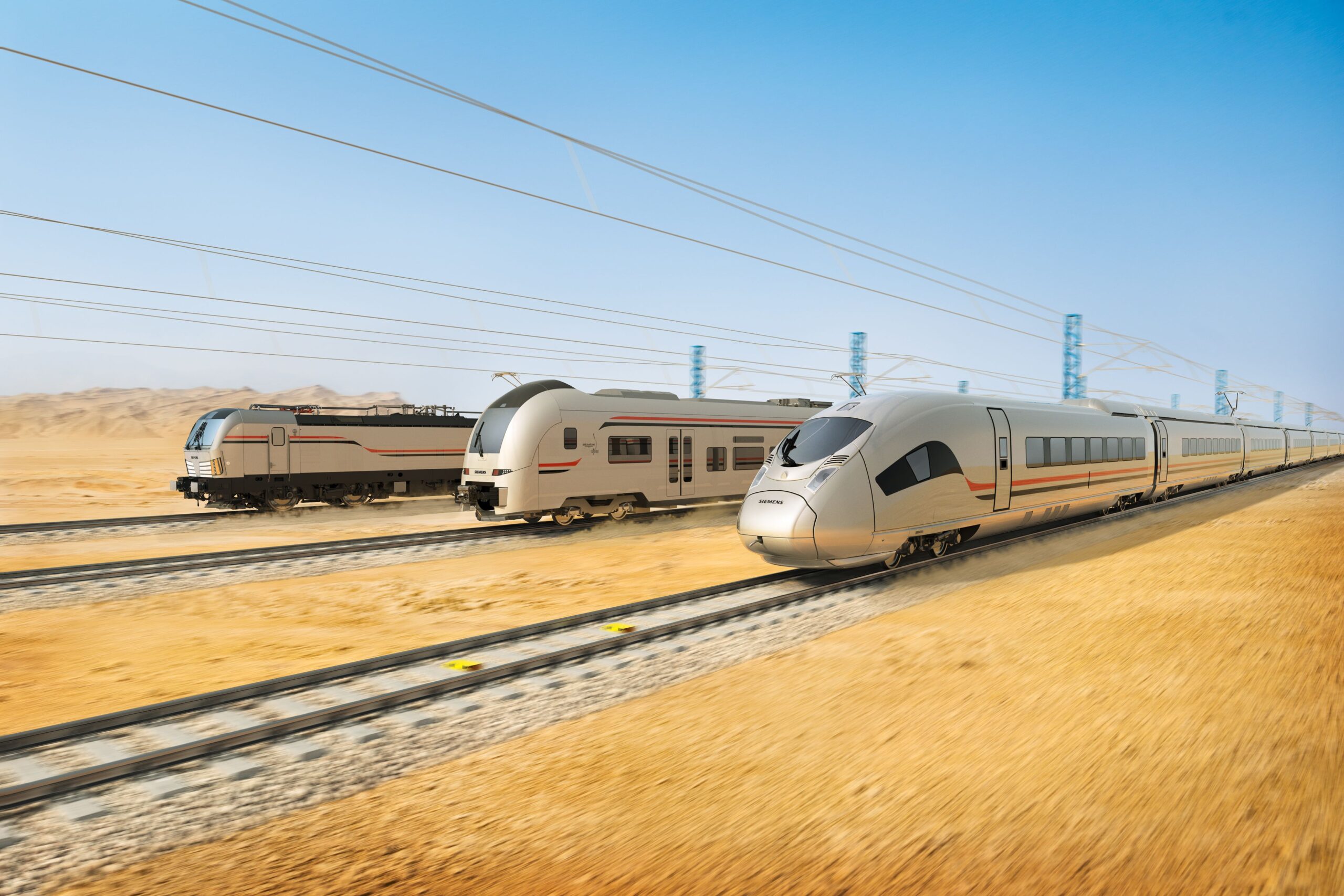 Egypt begins laying tracks for first high-speed train across desert