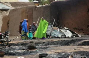 Gunmen kill dozens in Nigeria’s Borno village attack