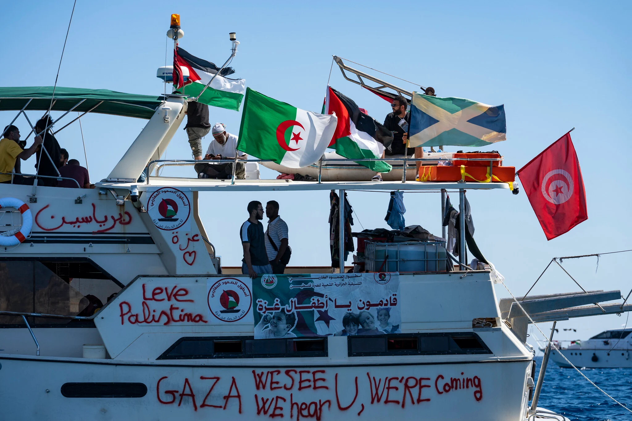 Tunisian police arrest five organisers of Gaza aid flotilla