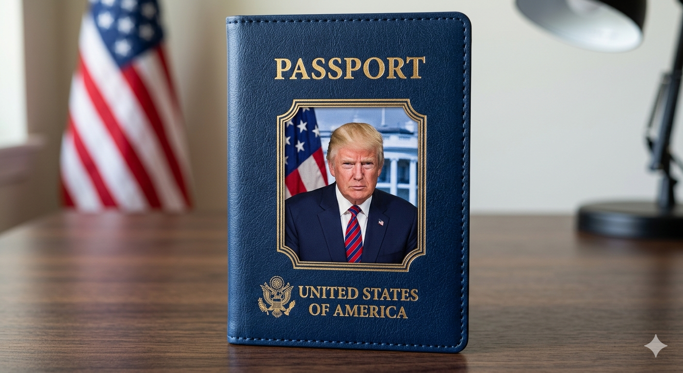 Donald Trump will put his portrait inside new US passports