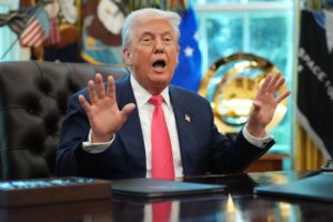 Trump says Iran should surrender, dismisses military strength