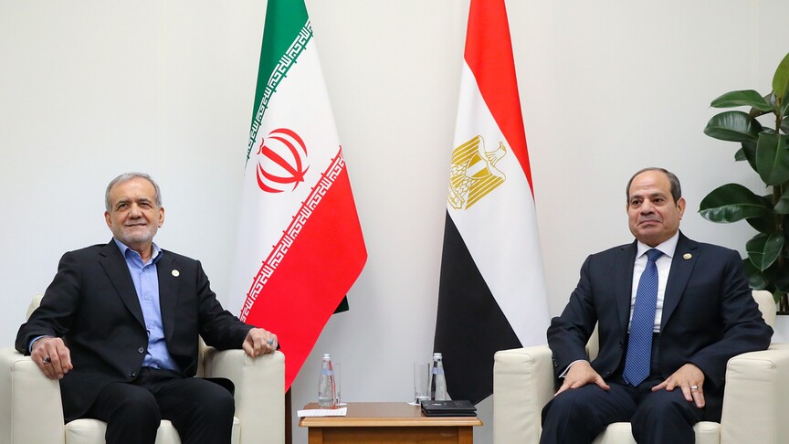 Egyptian and Iranian leaders discuss regional stability talks