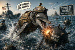 US won’t deny ‘kamikaze dolphins’ amid Hormuz tensions