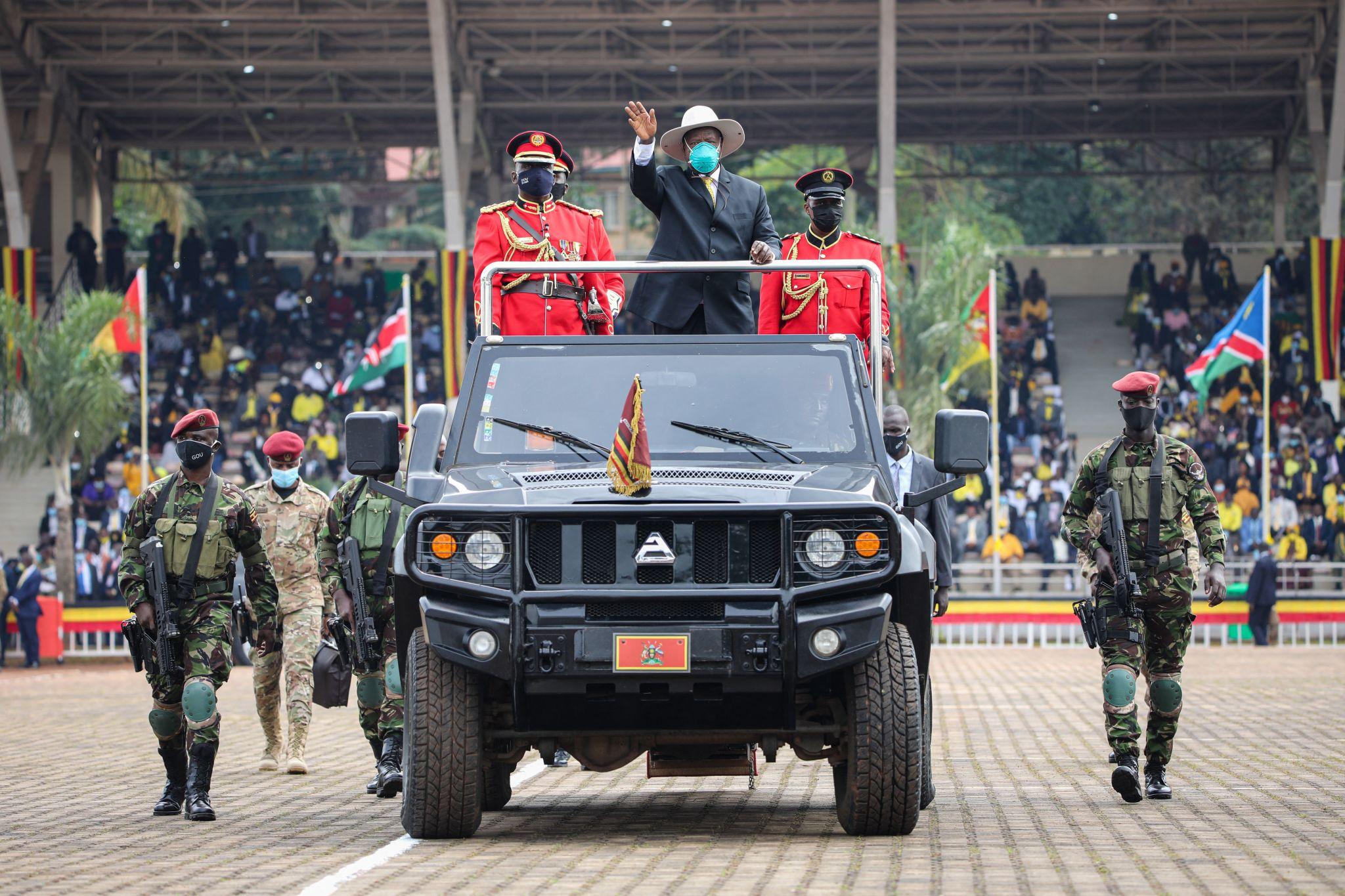 Museveni sworn in for seventh term as Uganda president