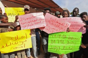 Libyan protesters block UN refugee agency office in Tripoli
