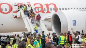 South Africa warns Ghana over public spectacles during evac