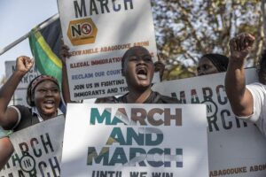 South Africa anti-migrant protests spread as thousands flee violence