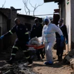 Armed suspects kill 12 people in a Johannesburg mass shooting