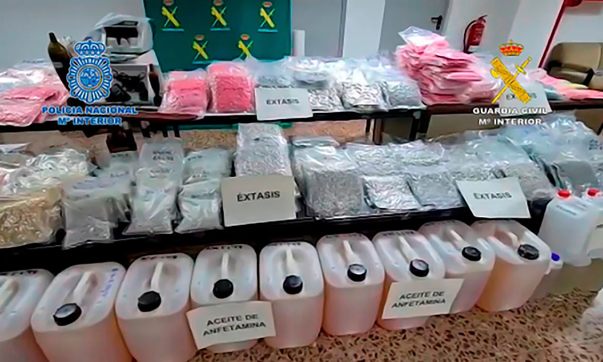 Police seize Europe’s largest MDMA haul in Spain-Netherlands operation