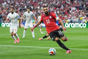 Egypt plays Argentina on Tuesday for a spot in the quarterfinals