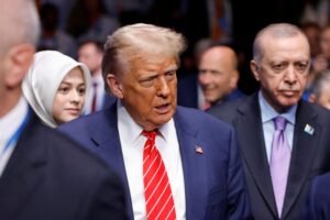 Trump attacks Spain and Iran before praising NATO summit unity