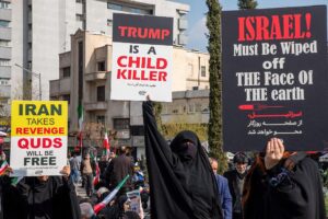 Iranian mourners demand vengeance on Trump at Khamenei funeral