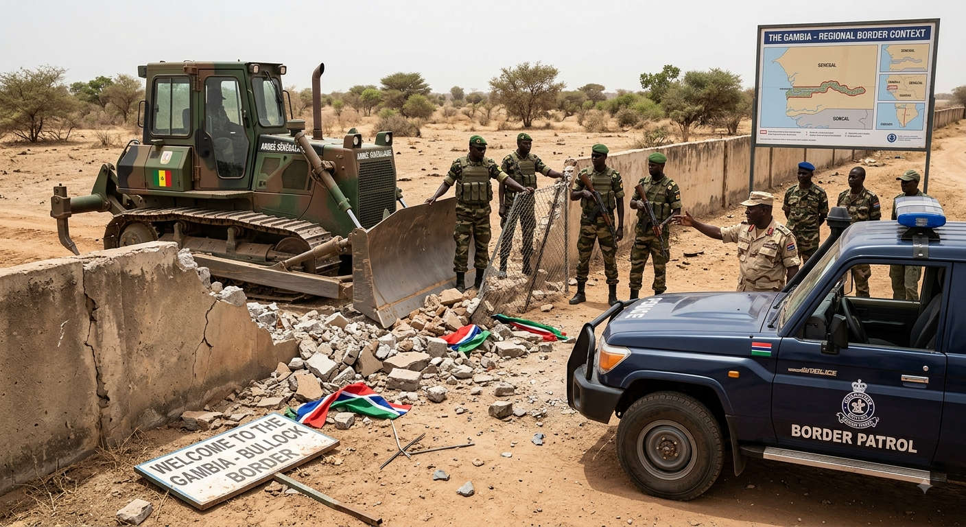 Gambia accuses Senegal of unilateral military border action