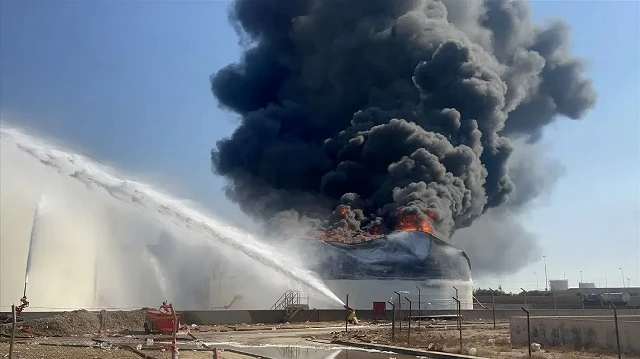 Drone strike hits a key power station in western Libya