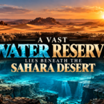 A vast water reserve lies beneath the Sahara Desert