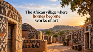 The African village where homes become works of art