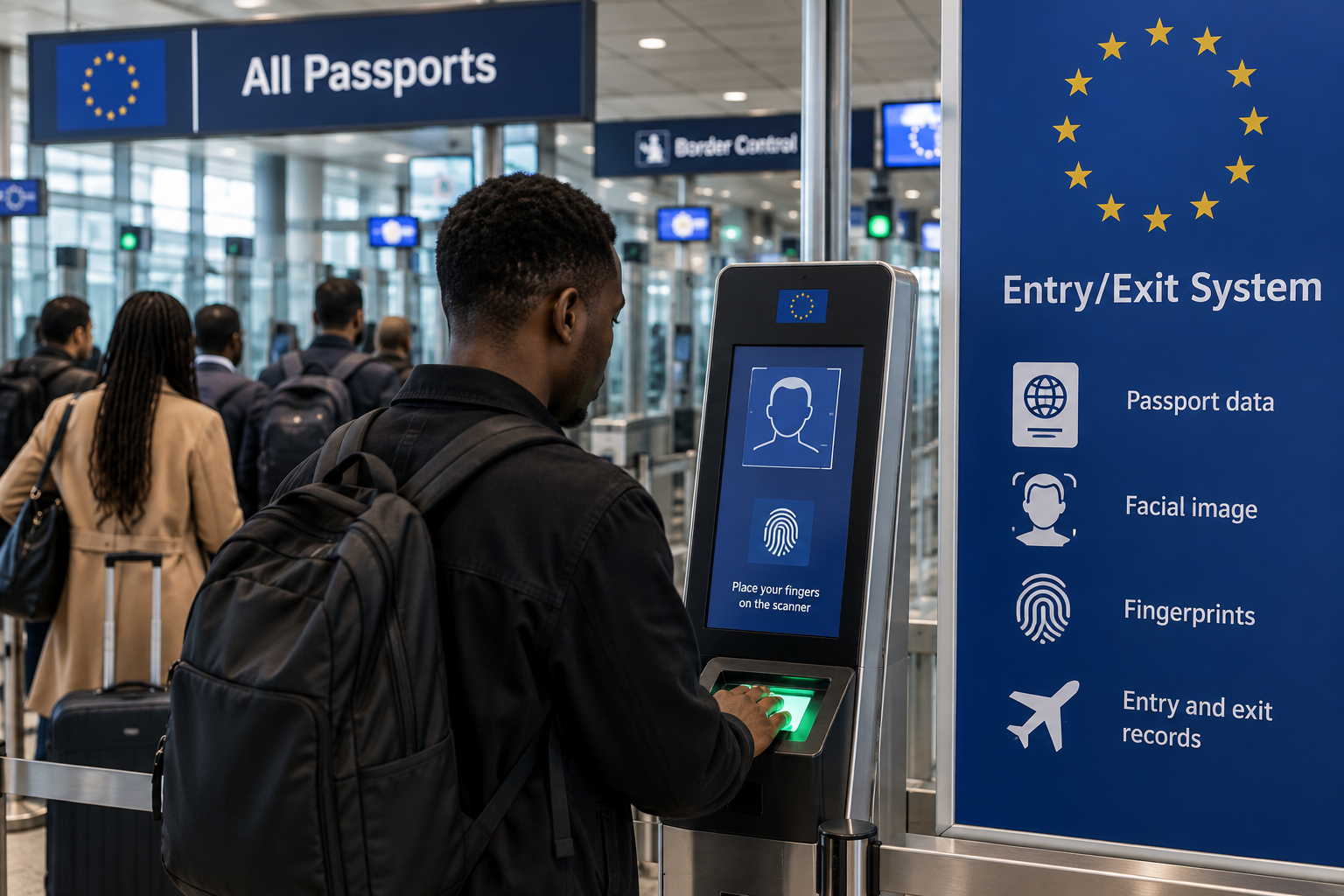 African travellers face stricter biometric checks at 29 European borders