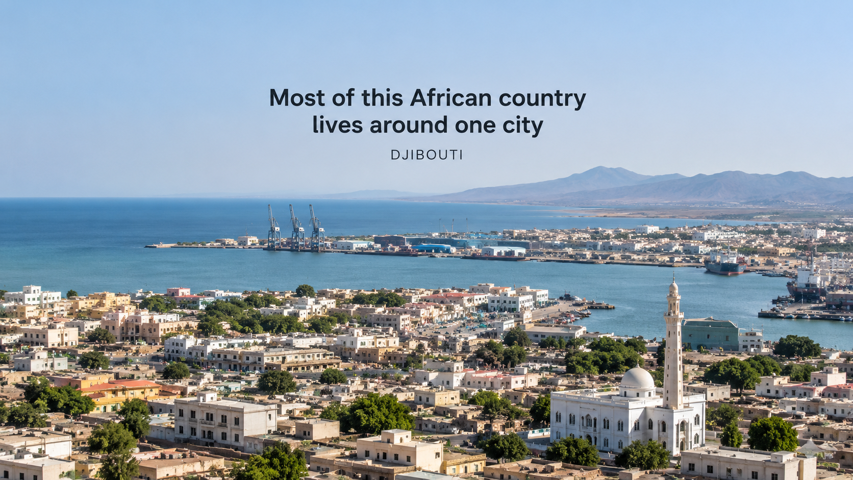 Most of this African country lives around one city