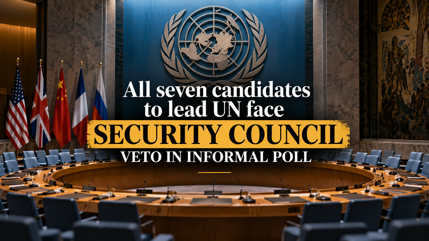 All seven UN chief candidates face vetoes as African contenders remain in race