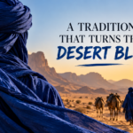 Why are some people in the Sahara known as the Blue People?