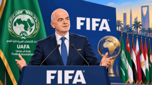 Arab football body backs Infantino for FIFA reelection