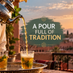 Why is Moroccan tea poured from so high?