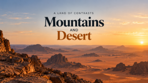 Algeria is Africa’s largest country, but 80% is desert